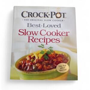 Crock Pot Best Loved Slow Cooker Recipe Book Hardcover 190 Recipes Pub 2006